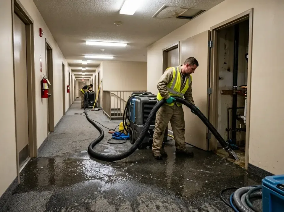 multi-unit-apartment-hallway-f-005 — frequently asked questions, Emergency Burst Pipe Water Extraction & Removal in Robertsv…